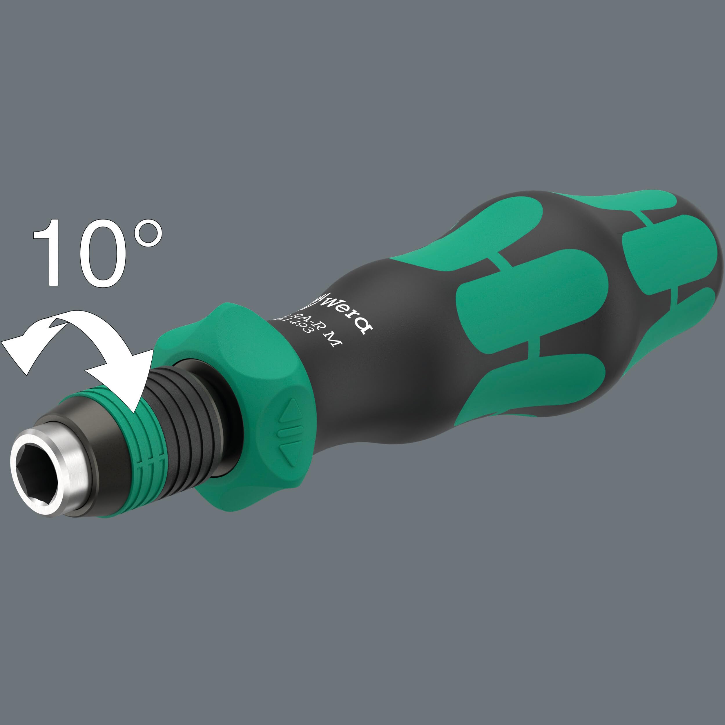 Foto 3 pulgar | Destornillador Bitholding Wera 05051493001-838 Ra-r M Con Trinquete 123 5 Mm - Venta Internacional.