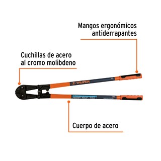 Foto 2 | Cortapernos Profesional de 36' Truper Cp-36x color Naranja