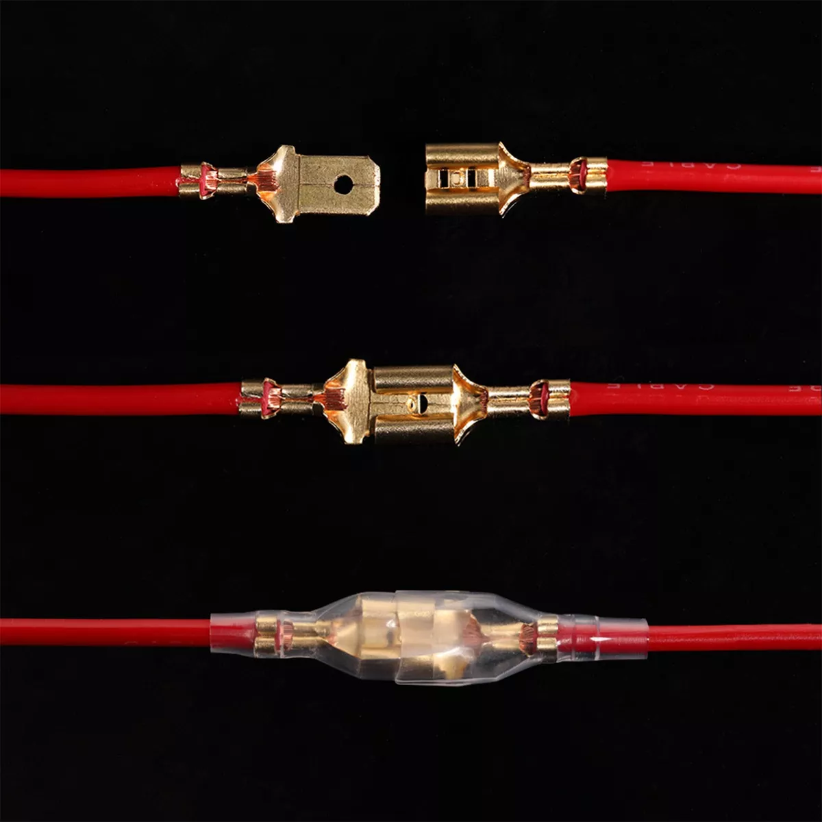 Foto 4 | Kit Pinzas Crimpadoras Cable con 450 Terminales Aislados Eo Safe Imports Esi-11821 Rojo