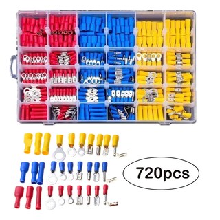 Foto 2 | Set 720 Terminales Aisladas Conductores Conector Cable Electrico Eo Safe Imports Esi-12640 Multicolor