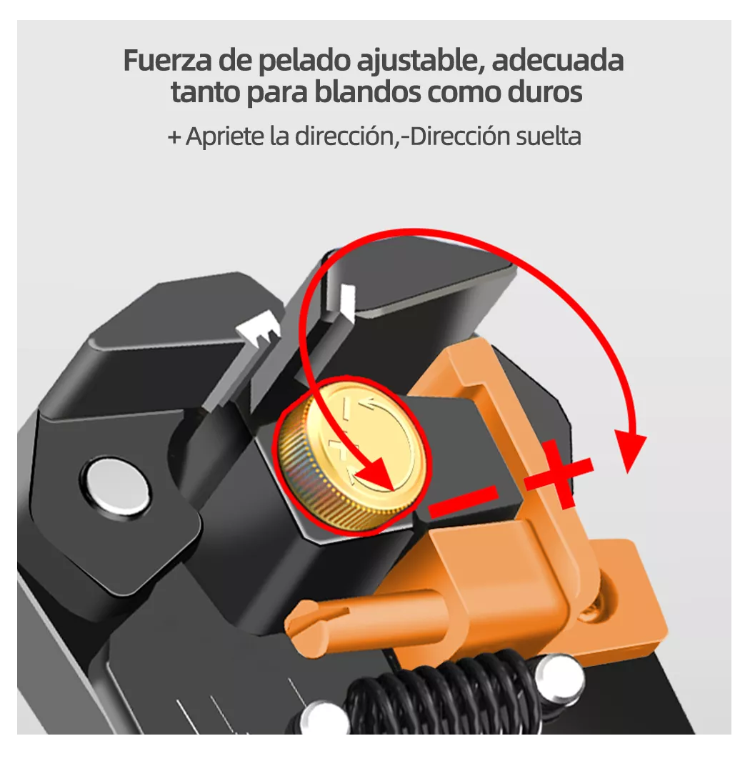 Foto 2 | Pinza Pela Cables Automática Acsentron Uso Rudo color Naranja