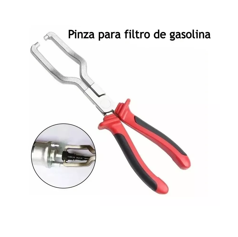 Foto 5 | Pinzas Manuales para Desconexión Filtro Mangueras Combustible color Plata - Rojo