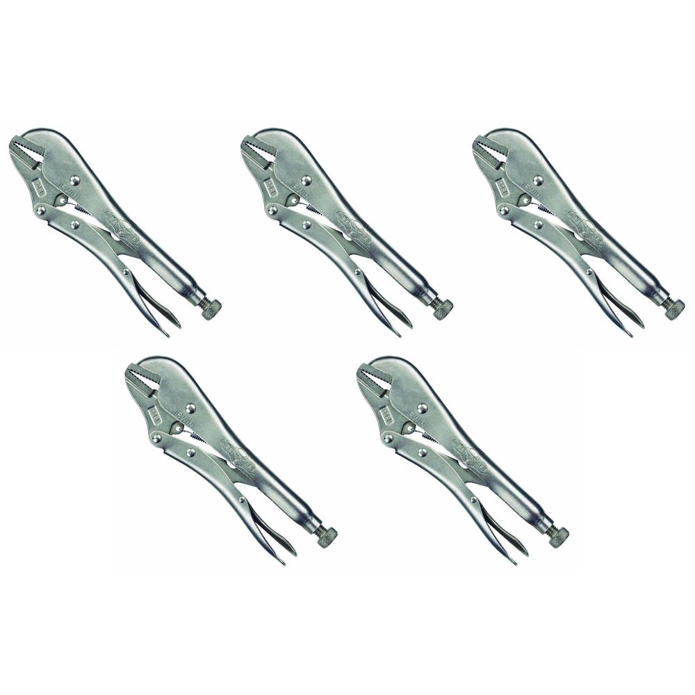 Foto 2 pulgar | Pinza Presión Vise Grip 10r Quijada Recta 10 Irwin 102l3 - Pack de 5