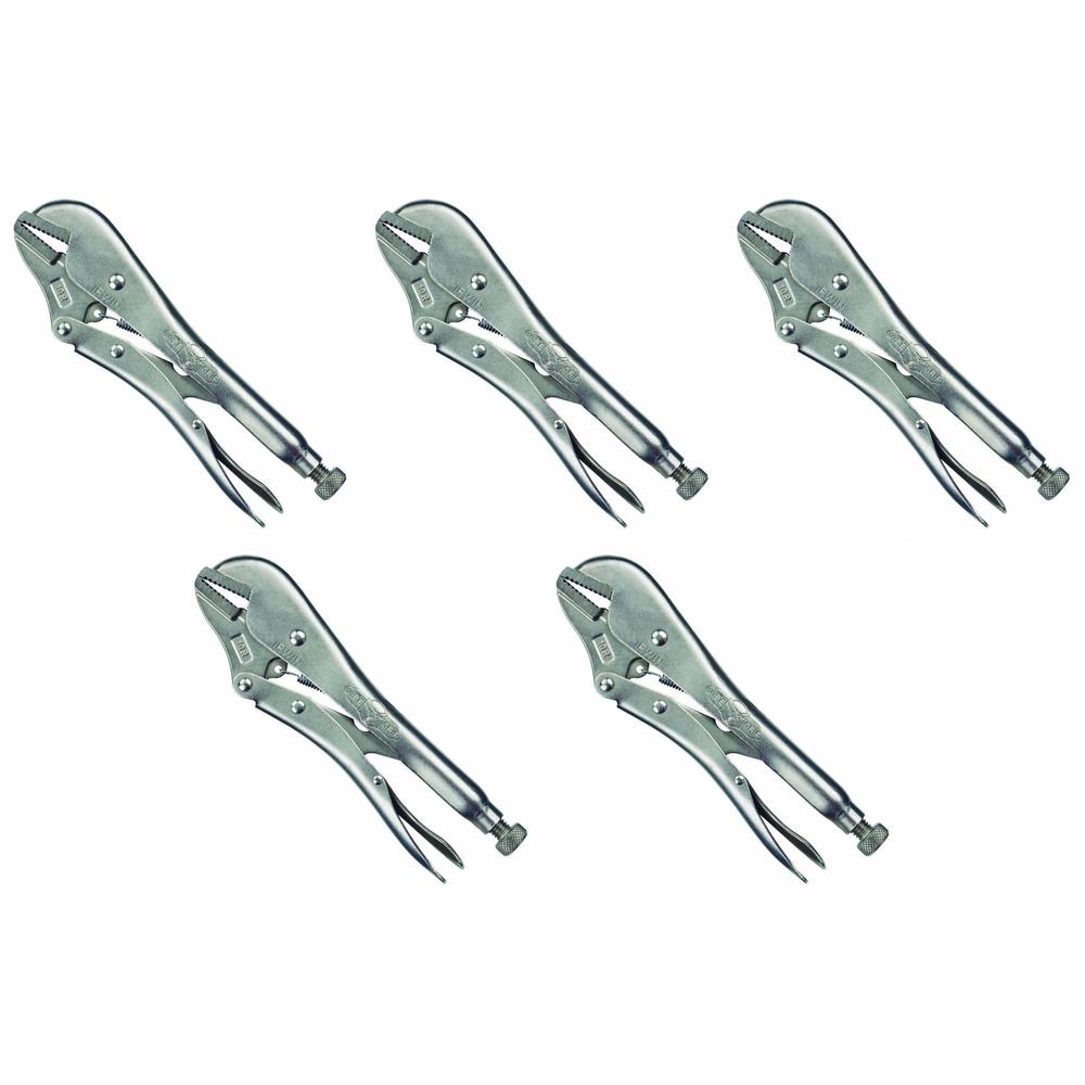 Pinza Presión Vise Grip 10r Quijada Recta 10 Irwin 102l3 - Pack de 5