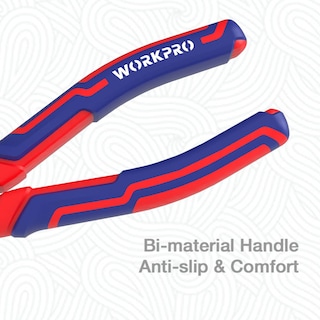 Foto 6 | Alicates Diagonales Workpro, Alambres De Corte De Acero Crv De 7 Pulgadas - Venta Internacional.