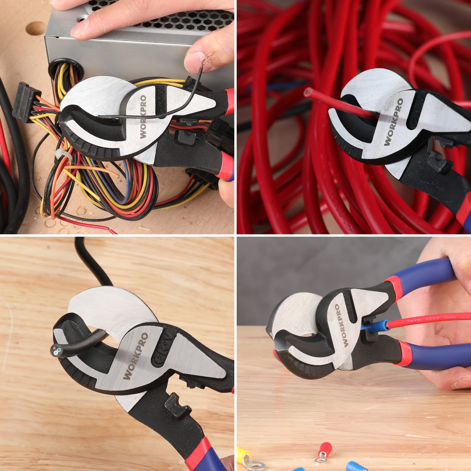 Foto 7 | Cortador De Cables Workpro High Apalancamiento De 9-1/4 Pulgadas Para Trabajos Pesados - Venta Internacional.