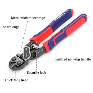 Foto 3 | Cortador De Pernos Workpro 8 Mini Heavy Duty Con Mango Ergonómico - Venta Internacional.