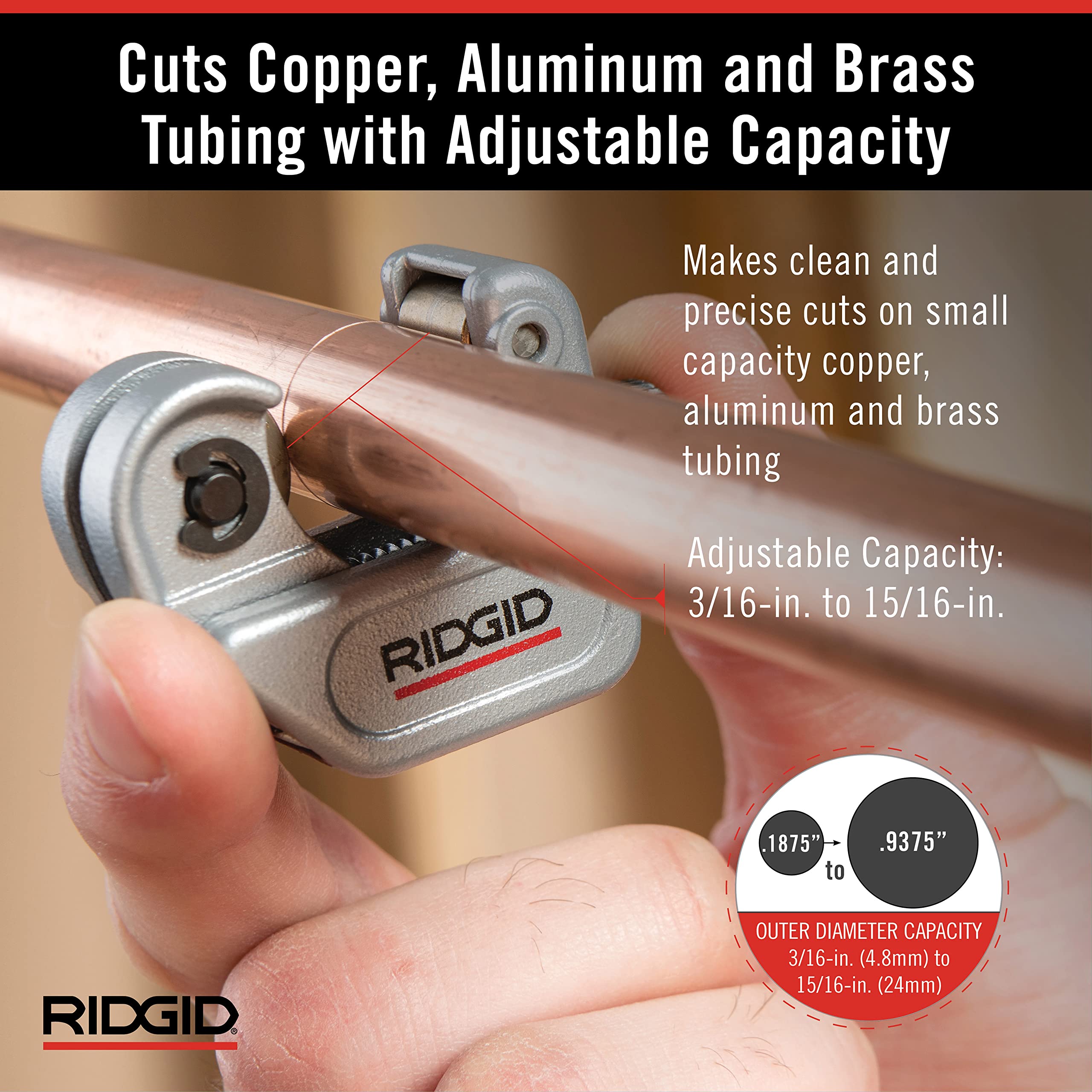 Foto 4 pulgar | Cortadora De Tubos Ridgid 32985 Modelo 104 Para Espacios Cerrados, 5-24 Mm - Venta Internacional.