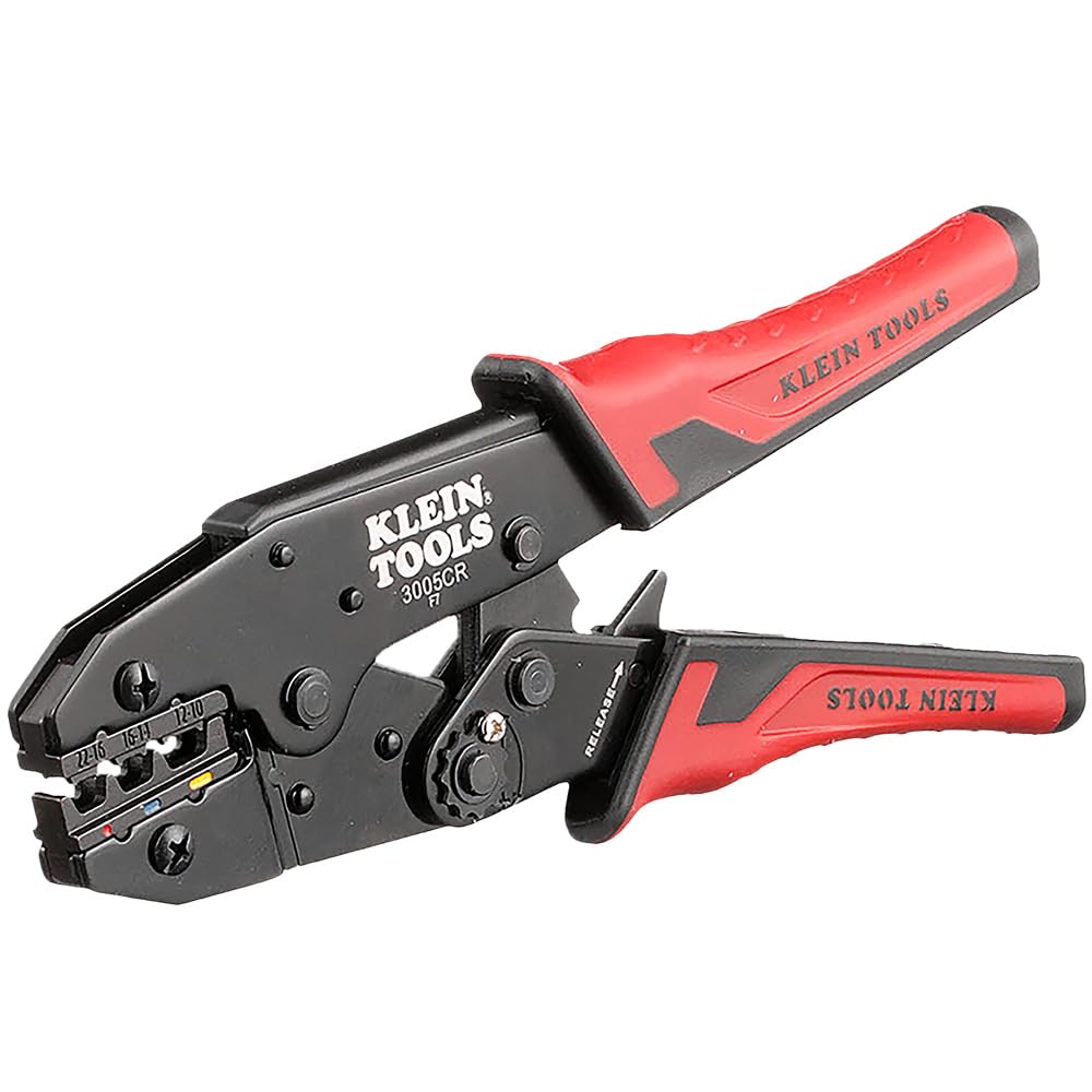 Foto 2 pulgar | Herramienta Engarzadora De Alambre Klein Tools 3005cr Ratcheting 10-22 Awg - Venta Internacional.