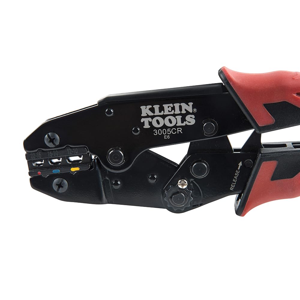 Foto 8 pulgar | Herramienta Engarzadora De Alambre Klein Tools 3005cr Ratcheting 10-22 Awg - Venta Internacional.