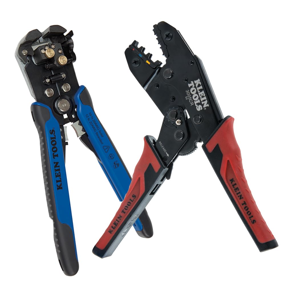 Foto 1 | Kit De Herramientas De Cableado Klein Tools 80013 Con Pelador Y Engarzador - Venta Internacional.