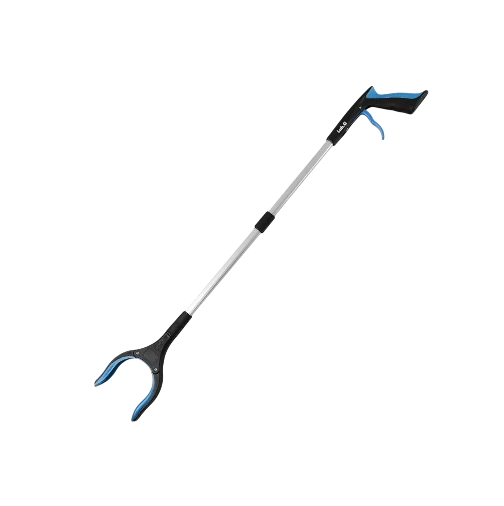 Foto 4 pulgar | Pistola Alcanza Objetos Con Pinza Extencion De Mano Negro/azul
