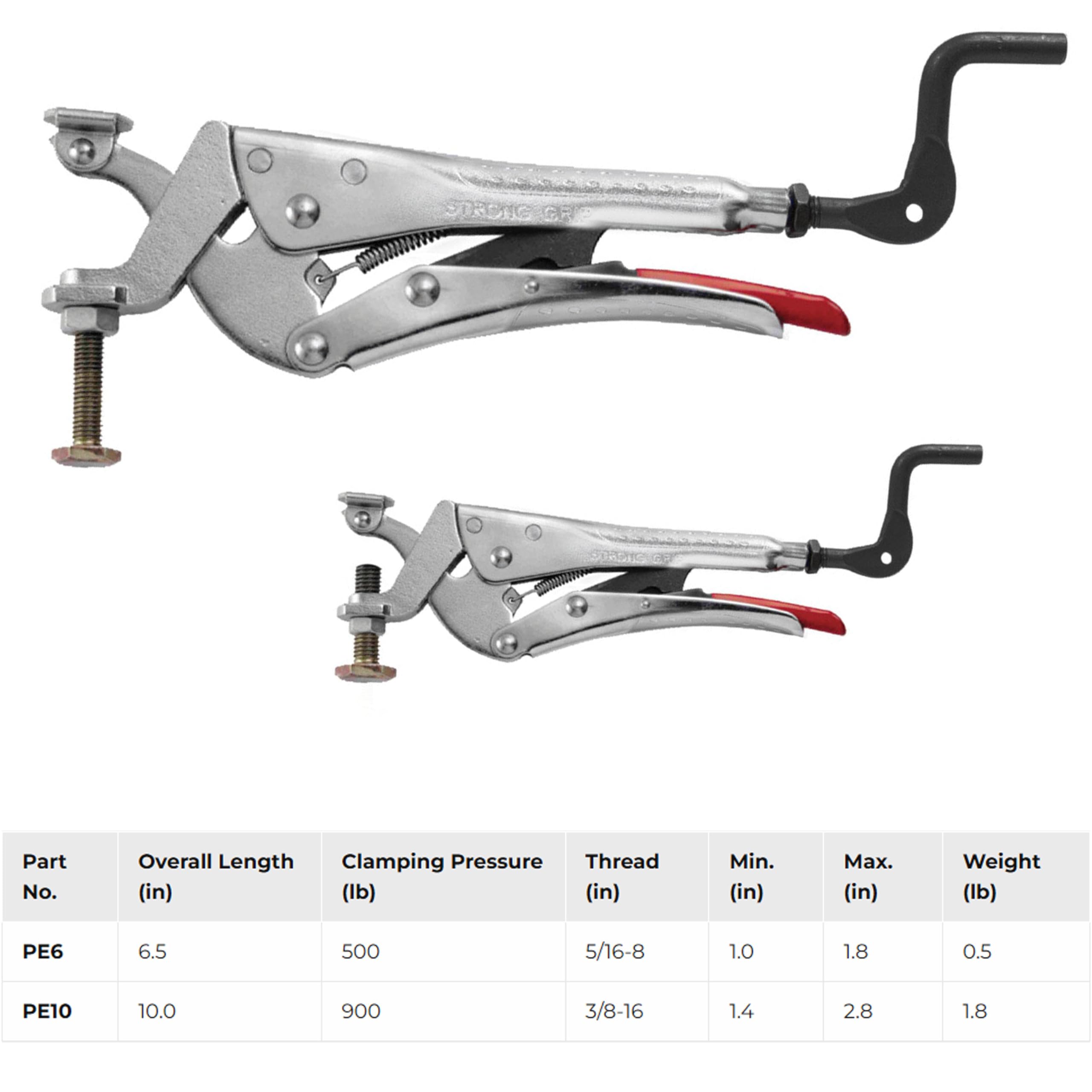 Foto 4 pulgar | Alicates De Sujeción Strong Hand Tools Expand-o Pe10 De 10 Pulgadas - Venta Internacional.