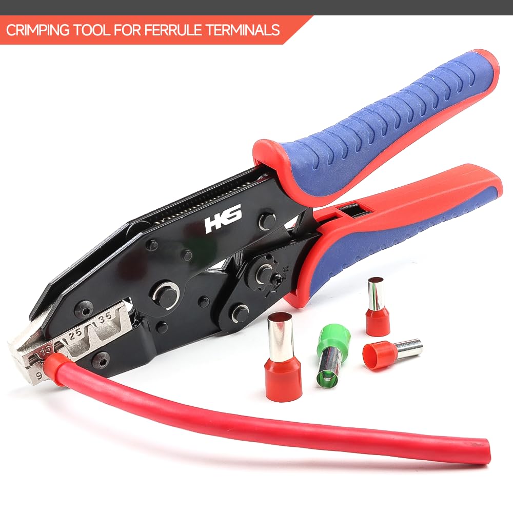 Foto 4 | Herramienta De Crimpado Hks Para Manguitos, Terminales De Férula Y Extremo De Cable - Venta Internacional.