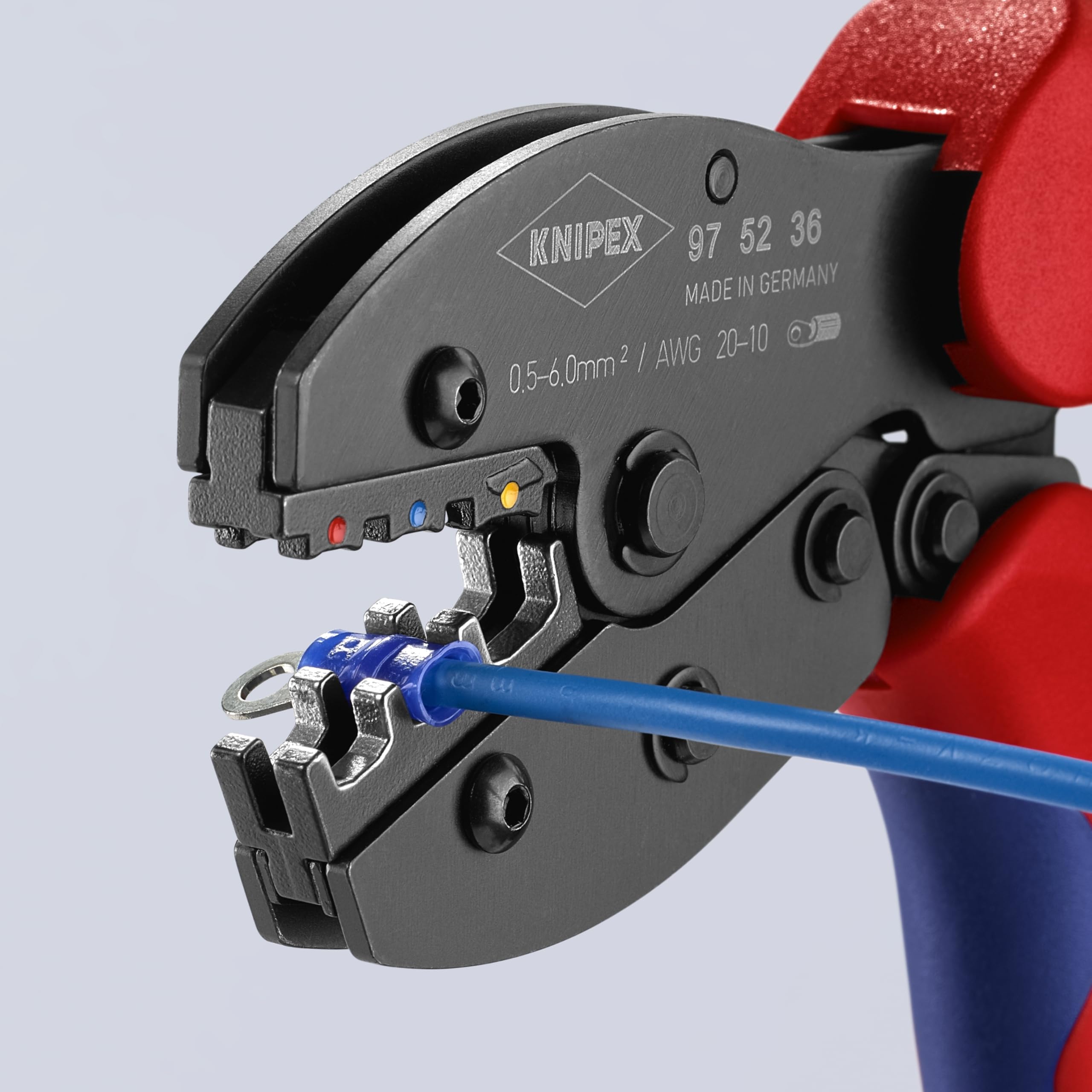 Foto 6 pulgar | Pinzas para Engarzar Terminales Aislados Knipex Conectar a Tope - Venta Internacional