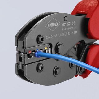 Foto 6 | Pinzas para Engarzar Terminales Aislados Knipex Conectar a Tope - Venta Internacional
