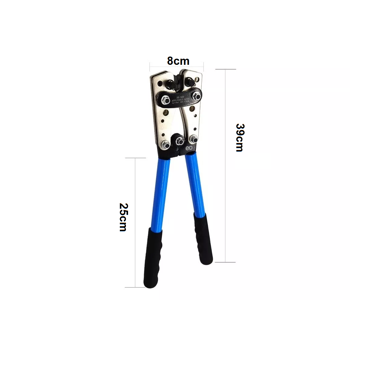 Foto 4 pulgar | Pinza Ponchadora Hexagonal Crimpadora Manual Con 60 Terminales Eo Safe Imports Esi-11815-1 Azul