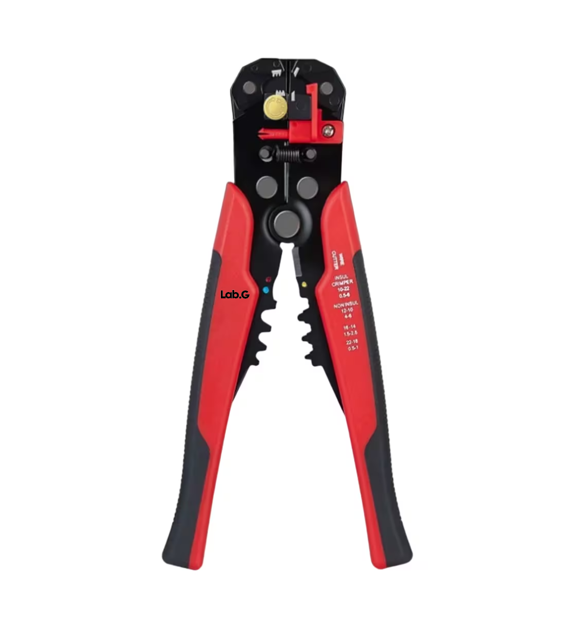 Pinza Pela Cables Automática Lab.g 8 Pulgadas Adir 1547 Uso Rudo Rojo