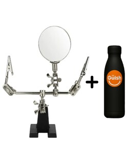 Foto 1 | Mini Atril Con Lupa Y Pinzas Reparación Circuitos + Termo Güish Gratis