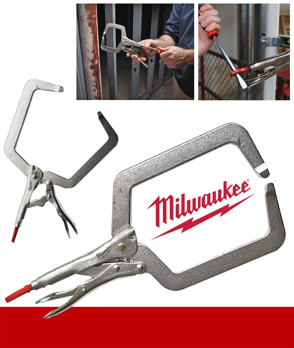 Foto 6 pulgar | C-clamp Milwaukee 48223533 9 Cierres Profundos, Color Plateado - Venta Internacional.