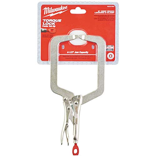 Foto 7 pulgar | C-clamp Milwaukee 48223533 9 Cierres Profundos, Color Plateado - Venta Internacional.