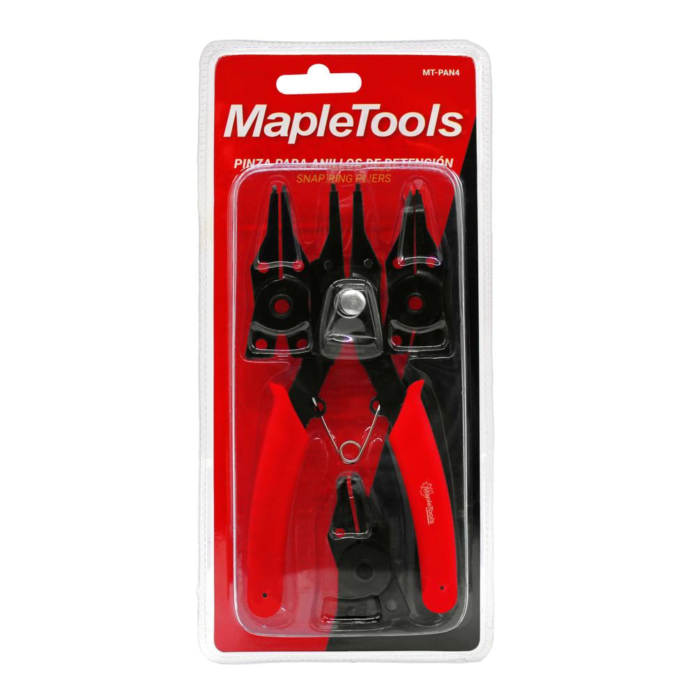 Foto 4 pulgar | Pinzas Anillos de Retencion 4 Cabezas Maple Tools 2 Pack