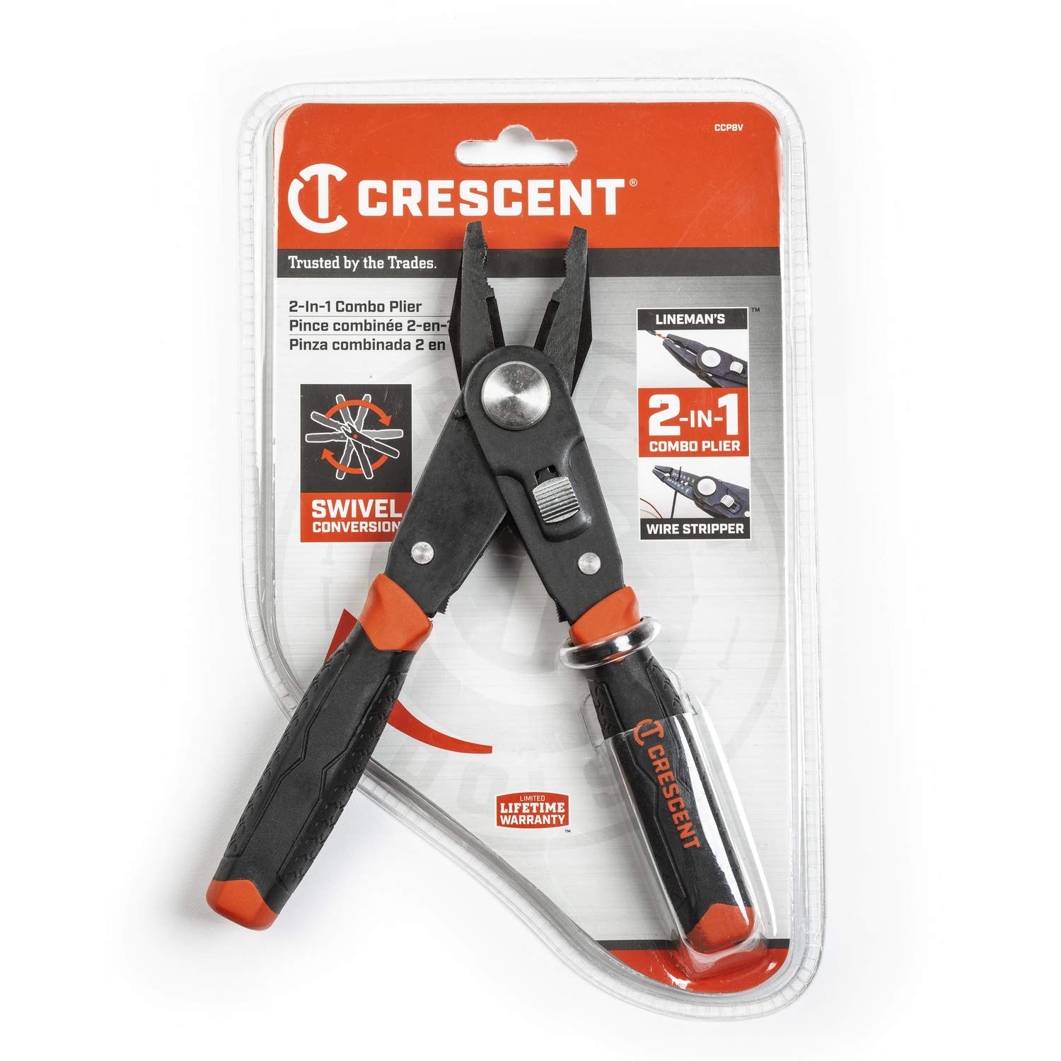 Foto 6 pulgar | Alicates Y Pelacables Crescent Ccp8v Linesman's Black - Venta Internacional.