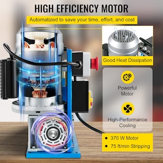 Foto 3 | Máquina Peladora De Cables Eléctrica Vevor 370w 0.06-1.5 Mm - Venta Internacional.