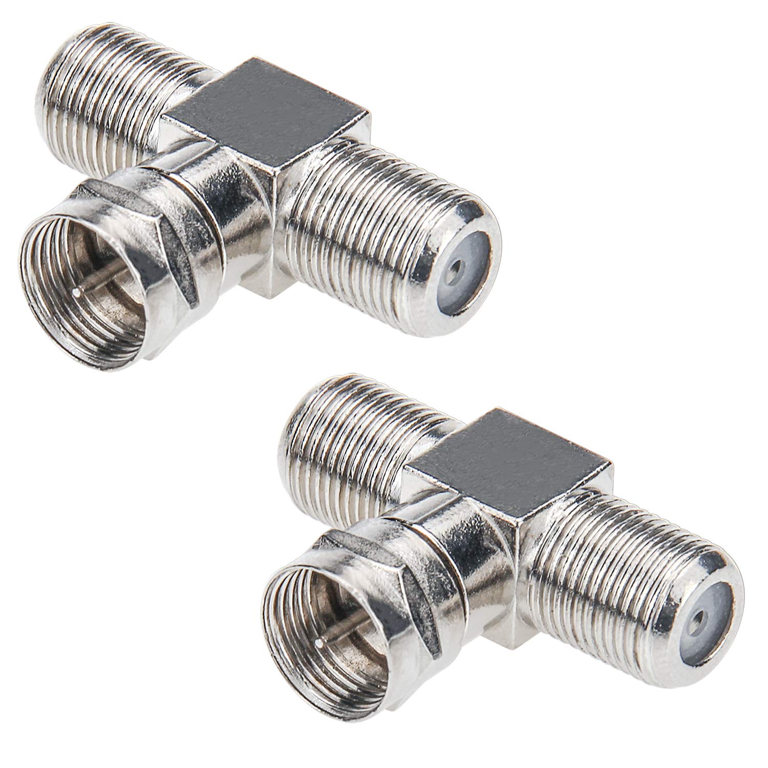 Foto 2 pulgar | Divisor De Cable Coaxial Y Adaptador Rf, Paquete De 2 Unidades, Tipo F Rg6, 3 Vías - Venta Internacional.