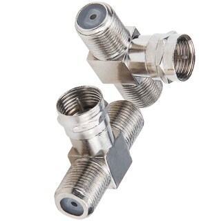 Foto 2 | Divisor De Cable Coaxial Y Adaptador Rf, Paquete De 2 Unidades, Tipo F Rg6, 3 Vías - Venta Internacional.
