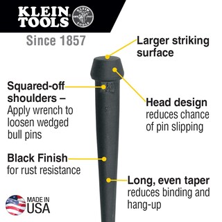 Foto 2 | Bull Pin Klein Tools 3255, Cabeza Ancha, Acero Tratado Térmicamente - Venta Internacional.