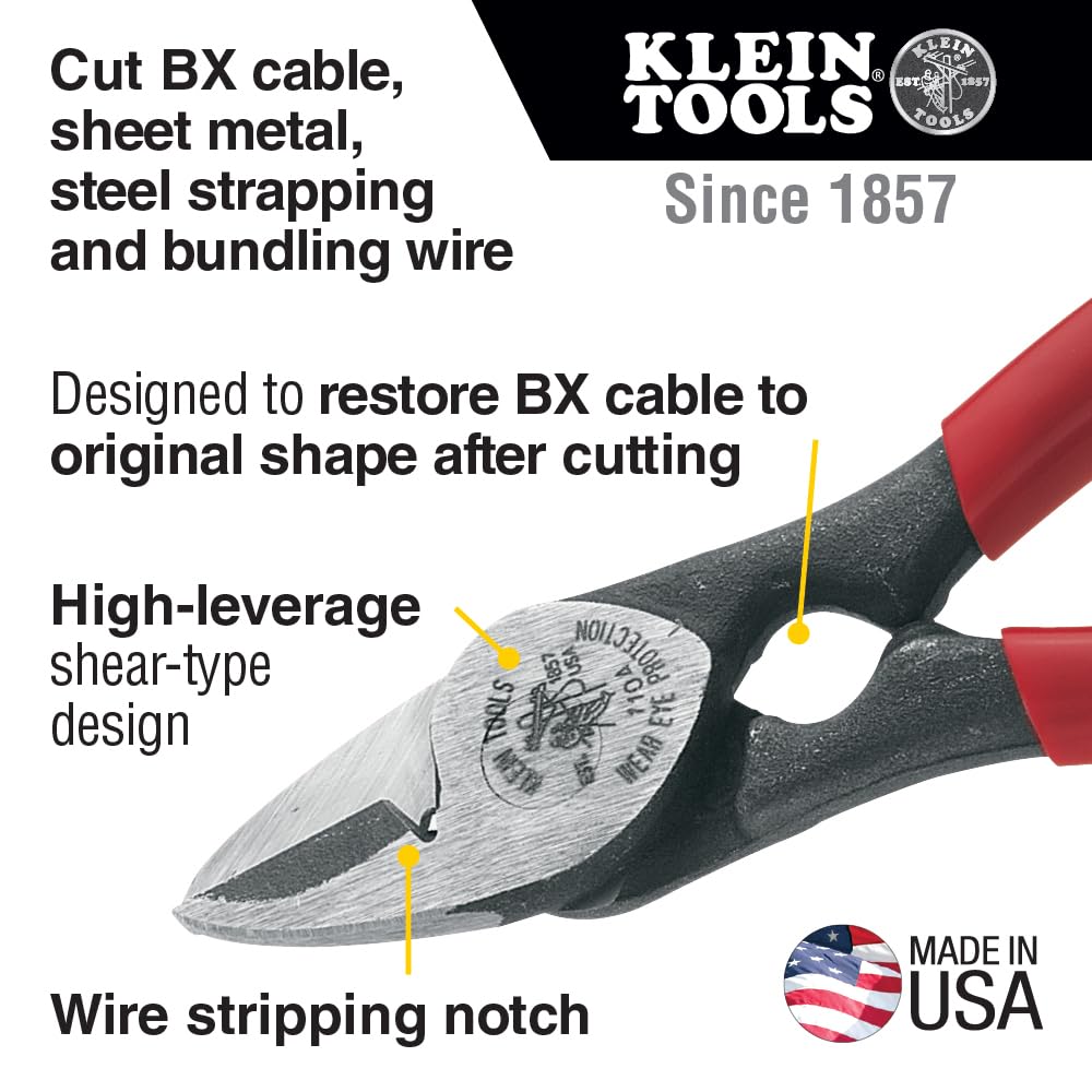 Foto 2 | Cortadora De Cables Y Tijeras Multiusos Klein Tools 1104 - Venta Internacional.