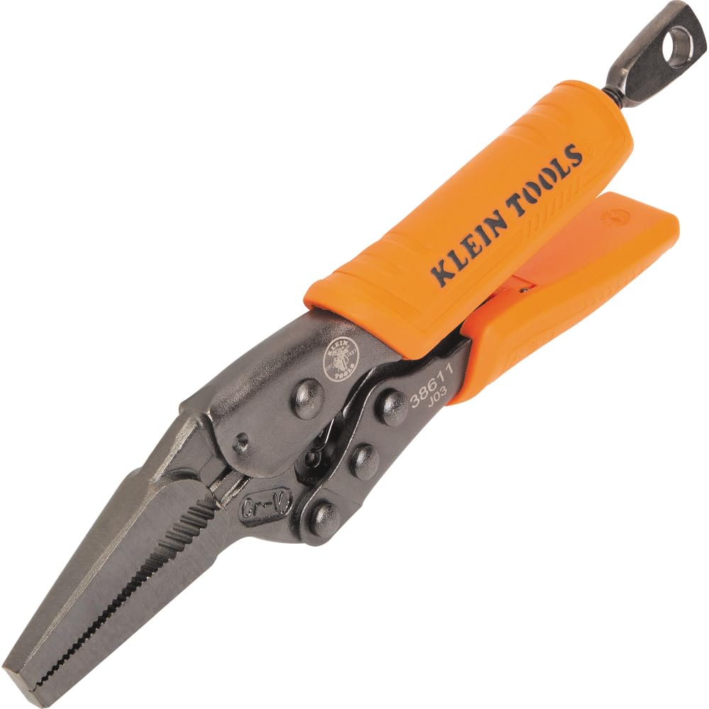 Foto 4 pulgar | Pinzas De Cierre Klein Tools 38611, Punta Larga, 15 Cm - Venta Internacional.