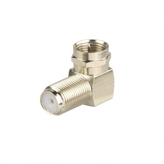 Foto 2 | Adaptador Coaxial Rg6 Vce En Ángulo Recto Tipo F, Paquete De 2 - Venta Internacional.