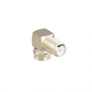 Foto 3 | Adaptador Coaxial Rg6 Vce En Ángulo Recto Tipo F, Paquete De 2 - Venta Internacional.