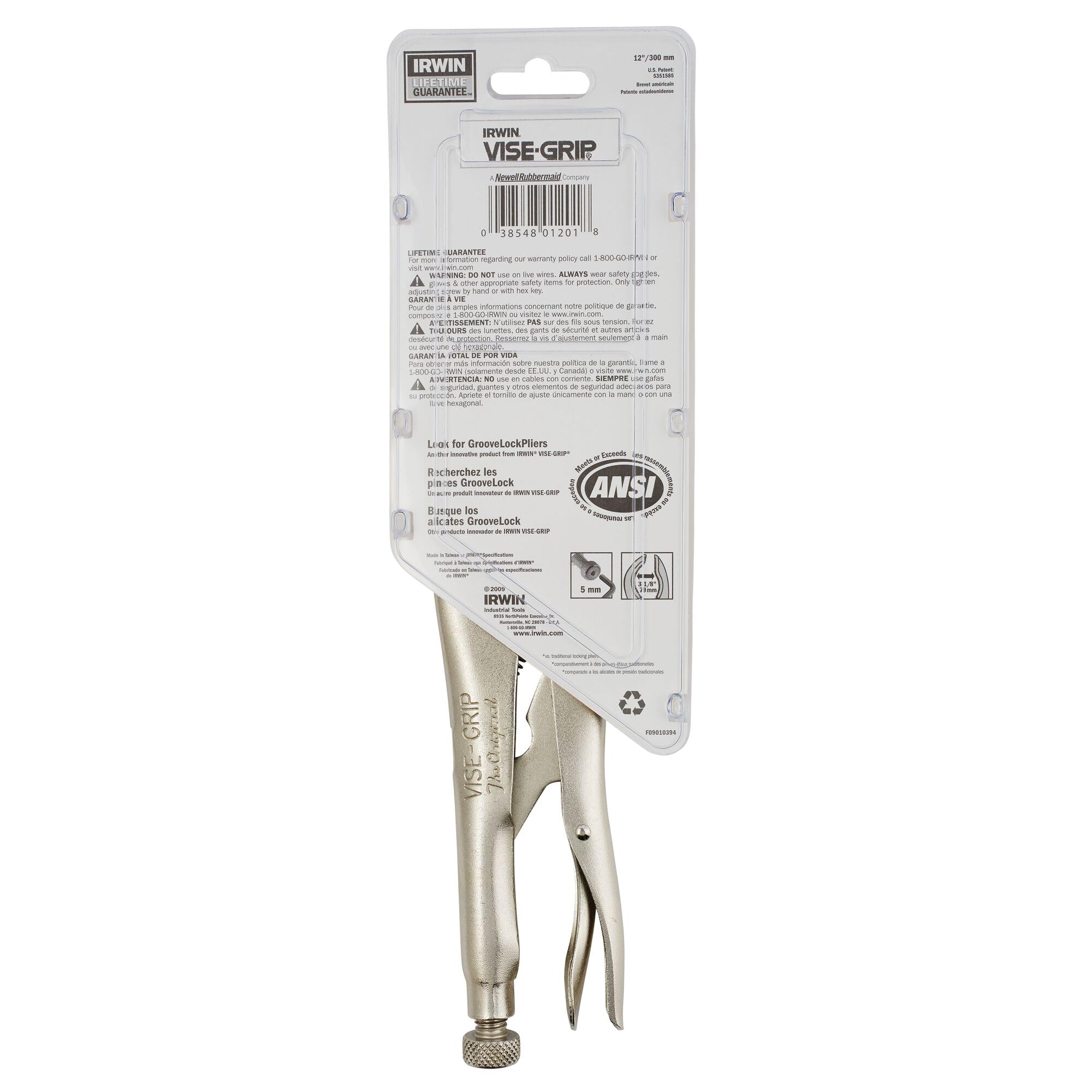 Foto 7 pulgar | Pinzas De Bloqueo Irwin Vise-grip, Grandes, 30 Cm (12l3) - Venta Internacional.
