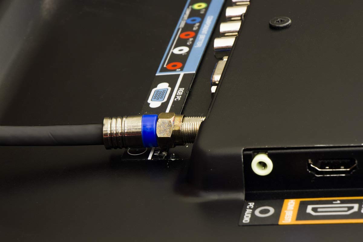Foto 7 pulgar | Cable Coaxial Ge Rg6 De 15,2 M Con Conectores Tipo F Con Blindaje Cuádruple - Venta Internacional.