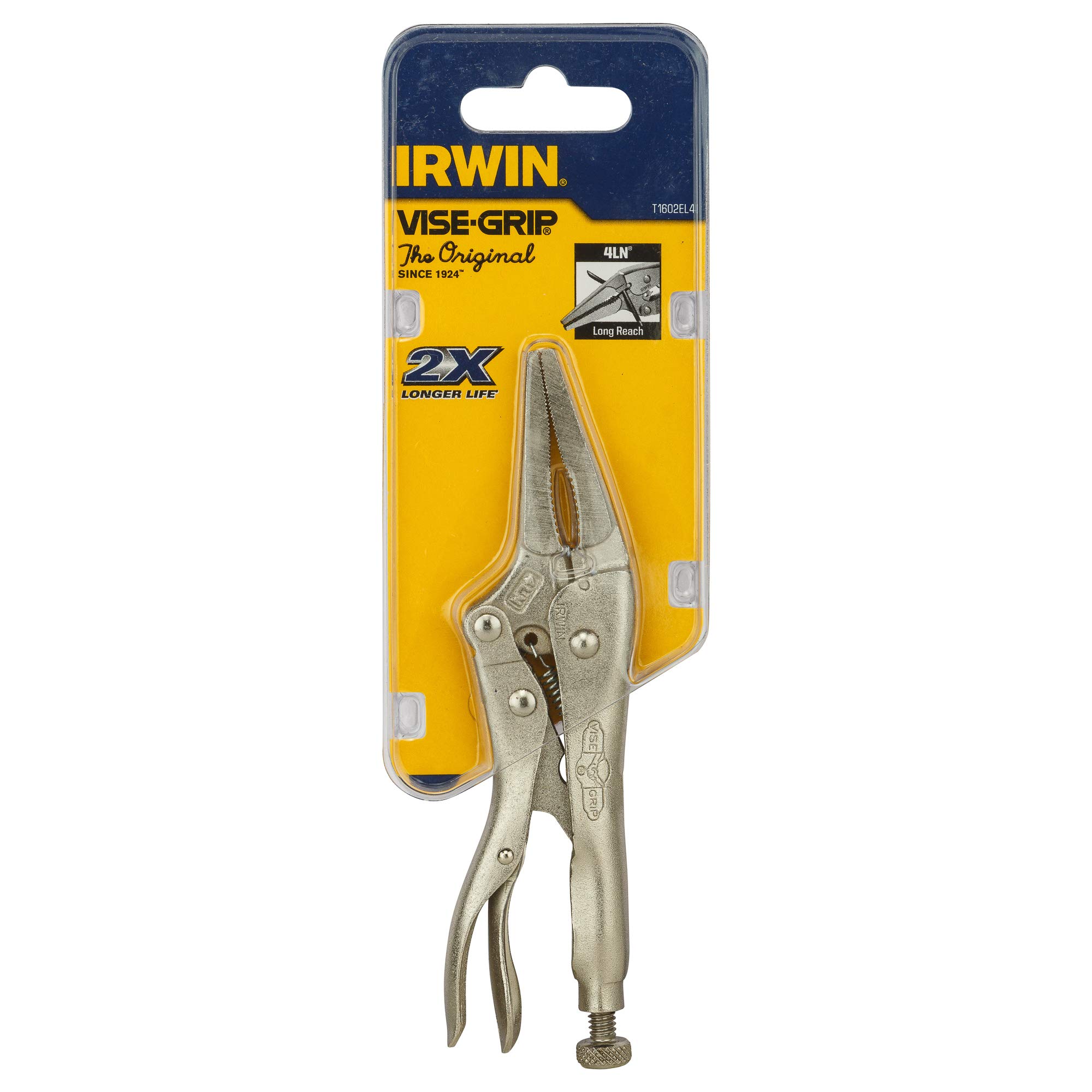 Foto 7 pulgar | Pinzas De Bloqueo Irwin Vise-grip Originales De Punta Larga De 100 Mm - Venta Internacional.