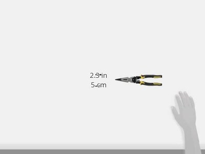 Foto 3 | Alicate De Acción Compuesta Dewalt Dwht70277 De Punta Larga - Venta Internacional.