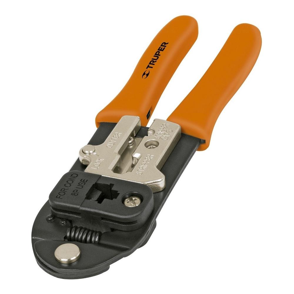 Foto 2 pulgar | Pinza Ponchadora Modulos Intercambiables Truper Prj-45