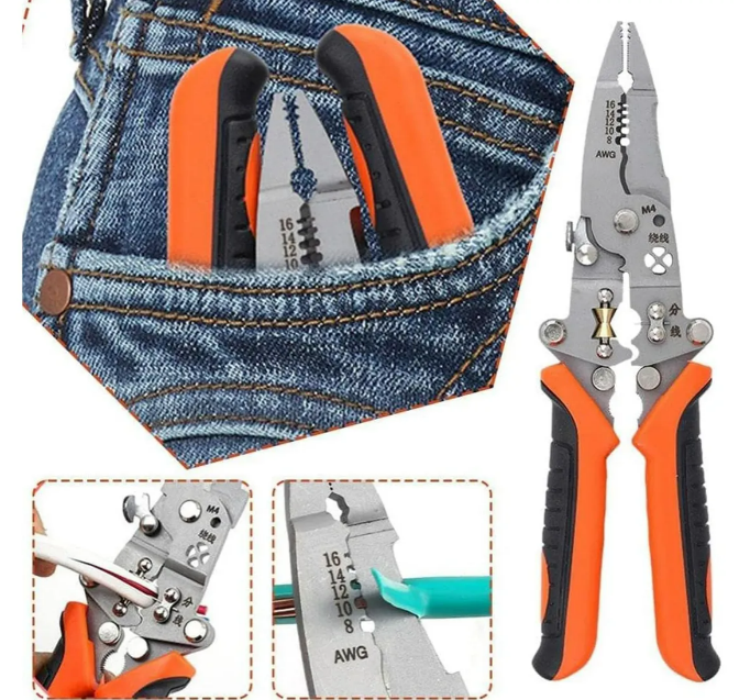 Foto 4 pulgar | Herramienta Xtellar 14 En 1  Pinza Cortadora Y Pela Cables Automática  Indispensable Para Electricistas Y Afici