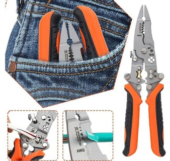 Foto 3 | Herramienta Xtellar 14 En 1 Pinza Cortadora Y Pela Cables Automática Indispensable Para Electricistas Y Afici