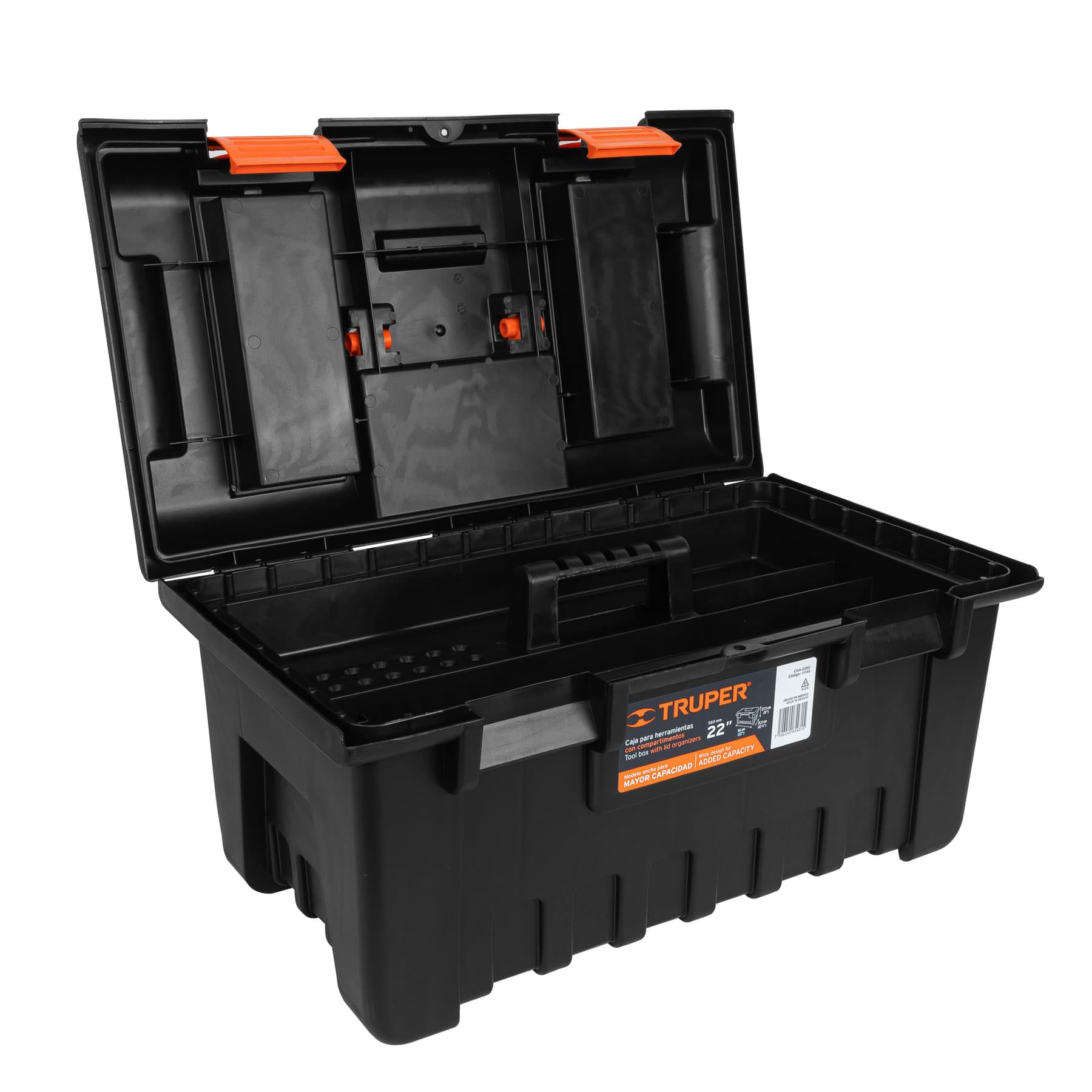 Foto 4 pulgar | Caja para Herramientas Truper color Negro