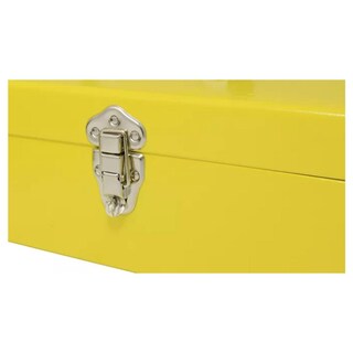 Foto 2 | Caja Metálica Con 1 Compartimiento Ventdepot Mxbxm-002 1 Pieza Amarillo