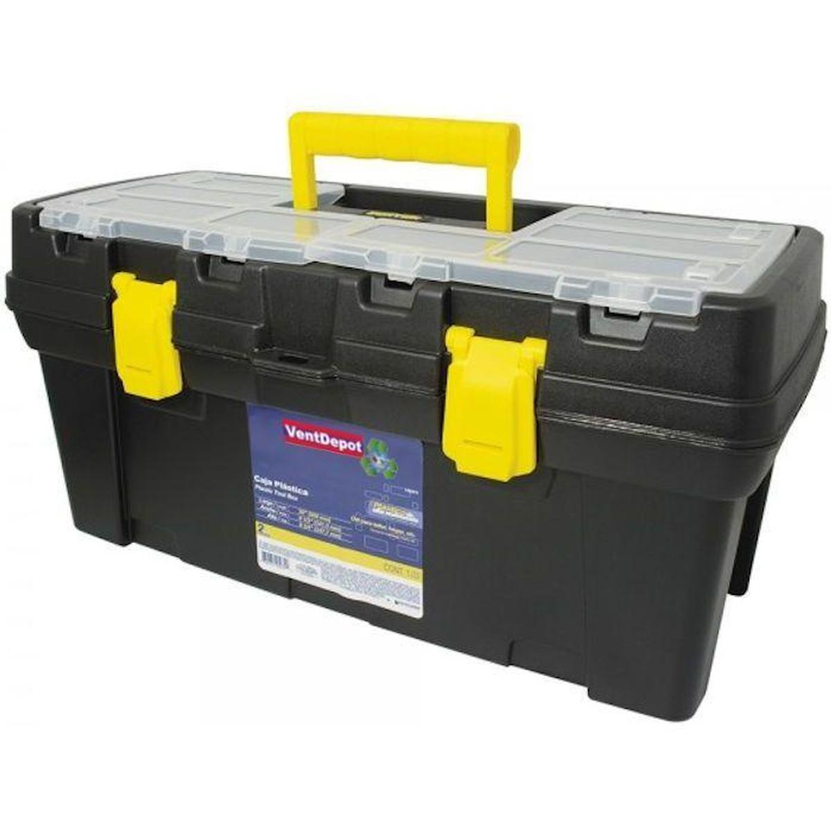 Foto 2 pulgar | Caja con Charola Organizadora Mxtox-003 Ventdepot 1 Pieza Negro