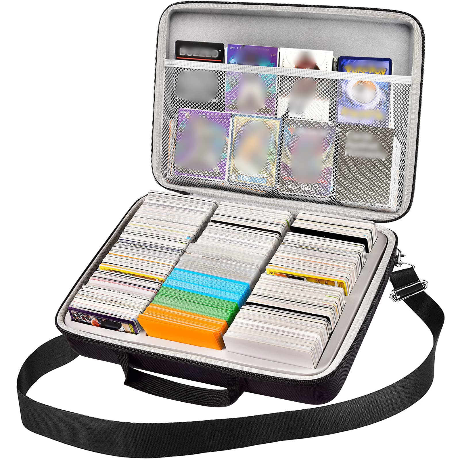 Card Deck Box Alkoo 2000+ - Soporte Para Tarjetas Coleccionables, Color Gris - Venta Internacional.