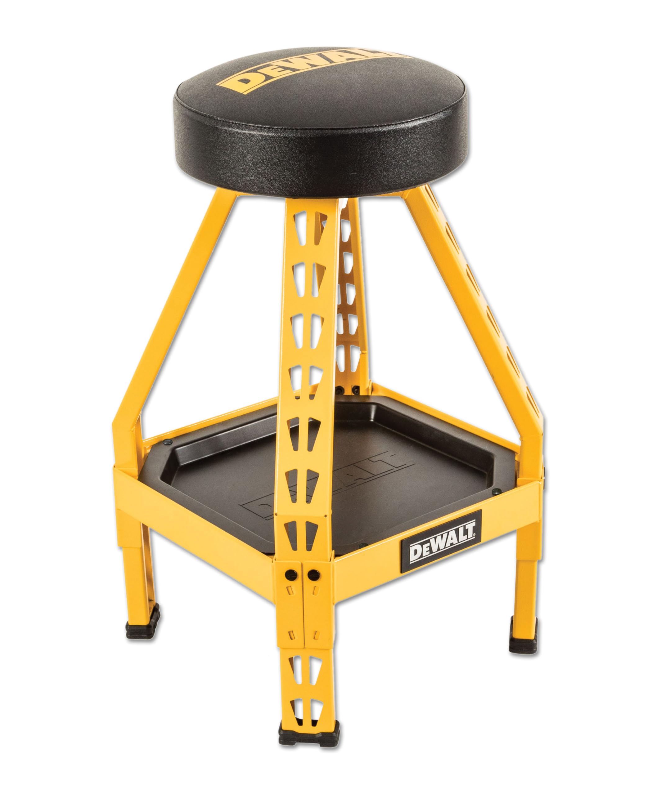 Taburete Dewalt Heavy-duty De Metal Para Garaje Y Tienda, Con Giro De 360 Grados - Venta Internacional.