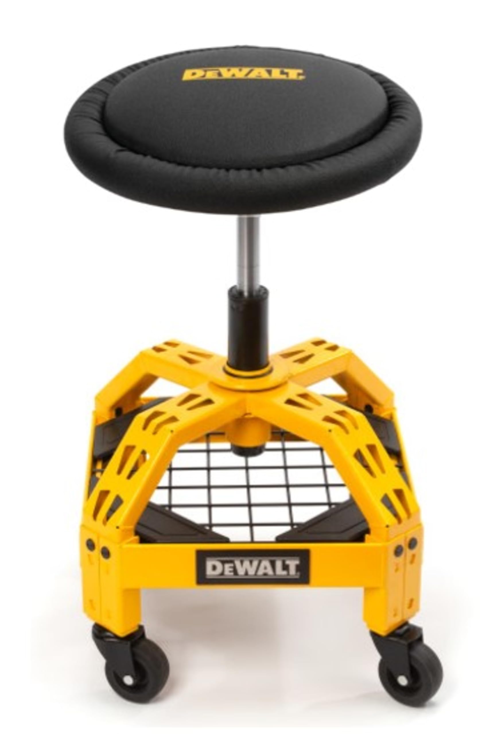 Taburete Dewalt Para Tienda/garaje, Asiento Giratorio, Acolchado, De Acero - Venta Internacional.