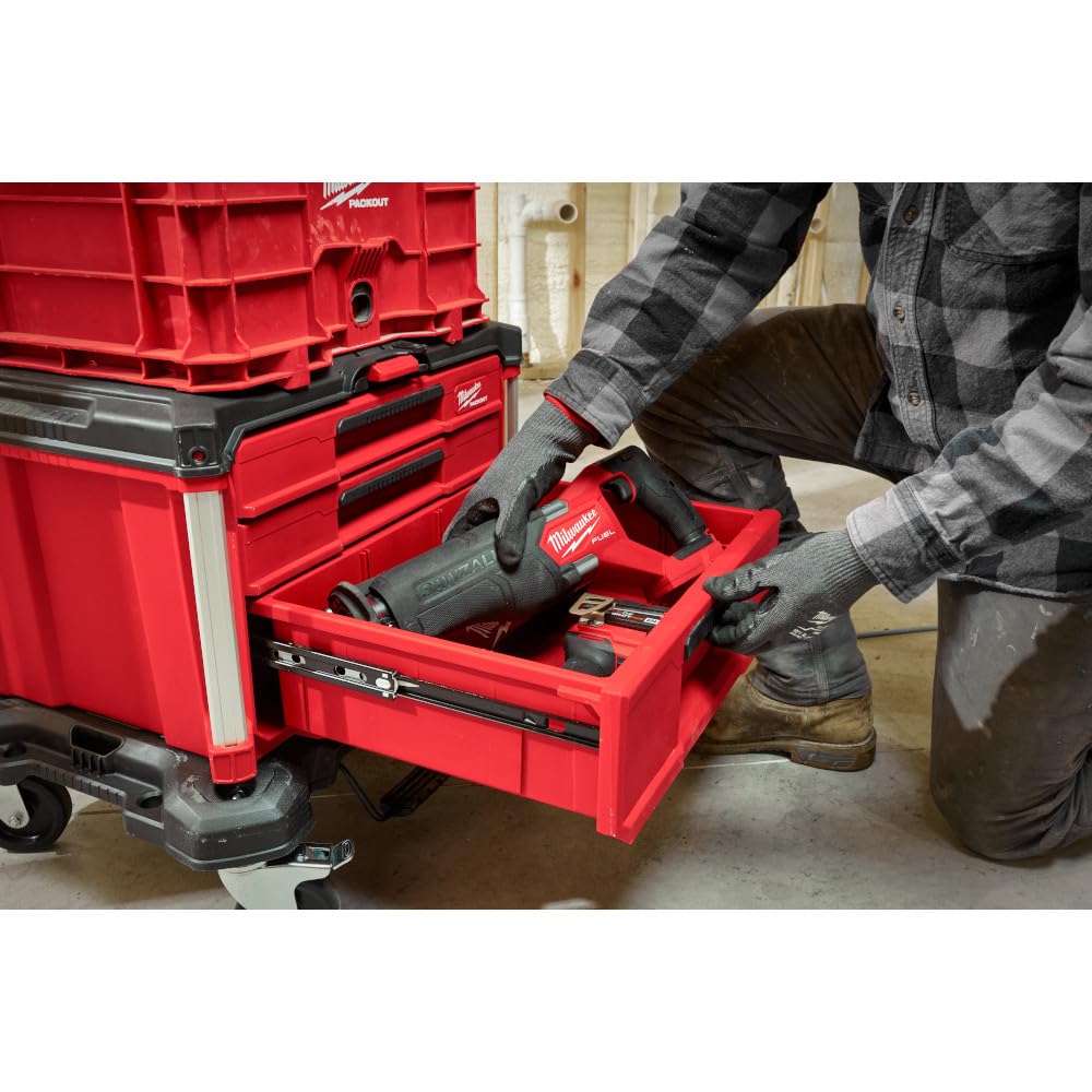 Foto 6 pulgar | Caja Organizadora De Herramientas Milwaukee Packout De 3 Cajones 48-22-8447 - Venta Internacional.
