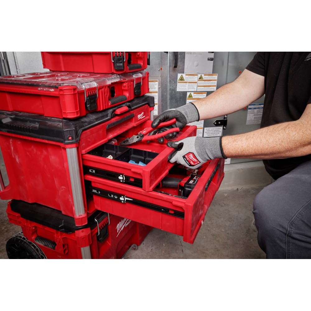 Foto 6 | Caja Organizadora De Herramientas Milwaukee Packout De 3 Cajones 48-22-8447 - Venta Internacional.